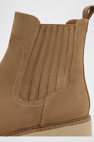 Bottines en nubuck - Beige