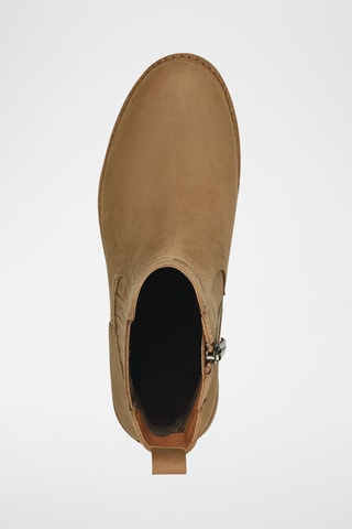 Bottines en nubuck - Beige