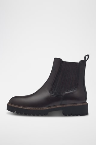 Bottines en cuir - Marron
