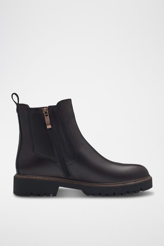 Bottines en cuir - Marron
