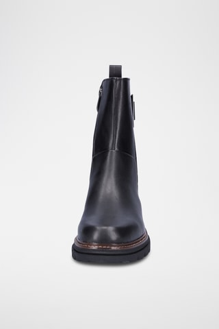 Bottines en cuir - Noir