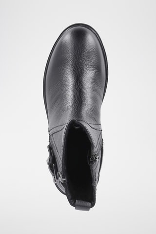 Bottines en cuir - Noir