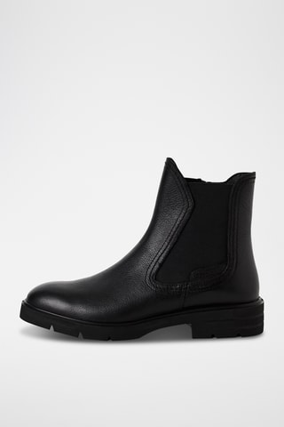 Bottines en cuir - Noir