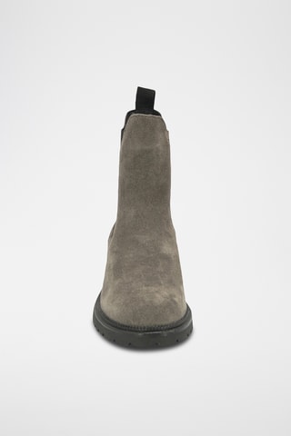 Bottines Chelsea en nubuck - Gris foncé