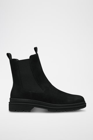 Bottines en nubuck - Noir