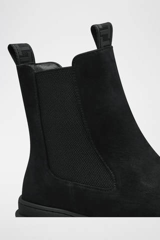 Bottines en nubuck - Noir
