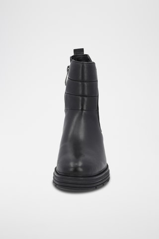 Bottines en cuir - Noir