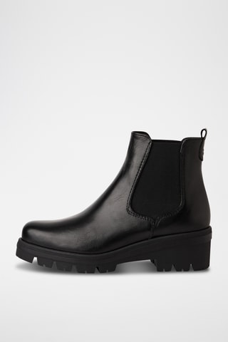Bottines Chelsea en cuir - Noir
