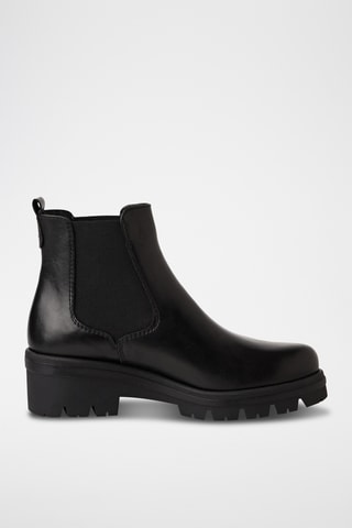 Bottines Chelsea en cuir - Noir