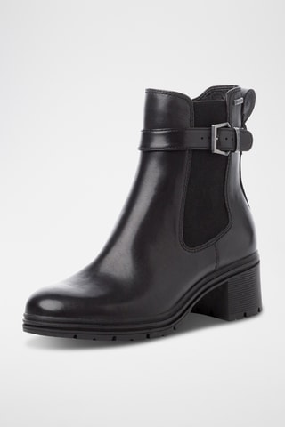 Bottines en cuir - Noir