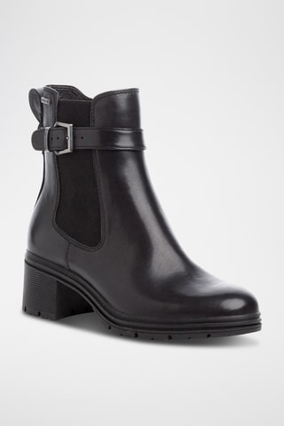 Bottines en cuir - Noir