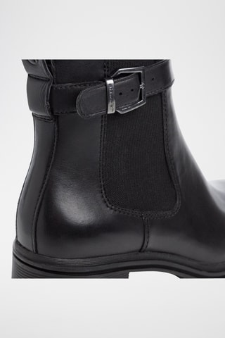 Bottines en cuir - Noir