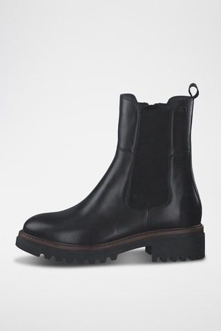 Bottines en cuir - Noir
