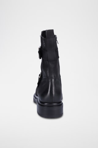 Bottines en cuir - Noir