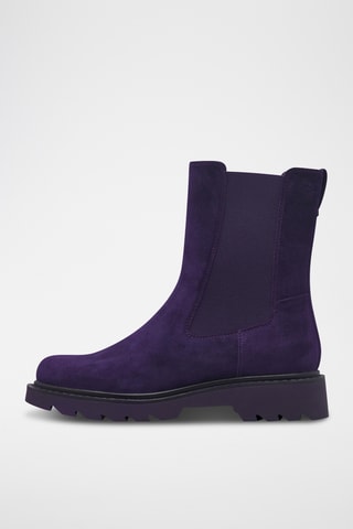 Bottines Chelsea en nubuck - Violet