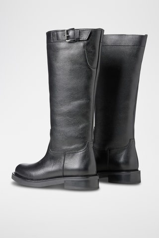 Bottes en cuir - Noir