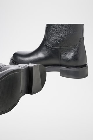 Bottes en cuir - Noir