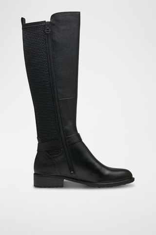 Bottes en cuir - Noir