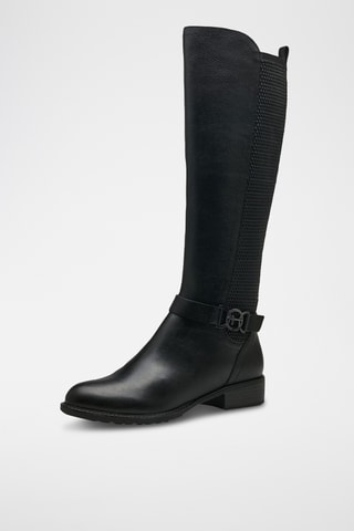 Bottes en cuir - Noir