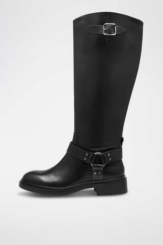 Bottes en cuir - Noir