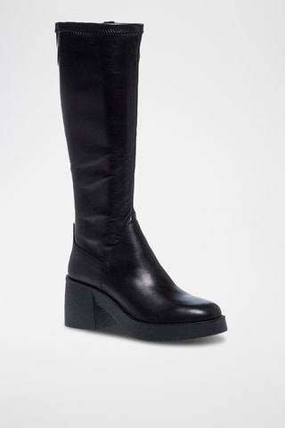 Bottes en cuir - Noir