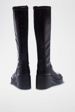 Bottes en cuir - Noir