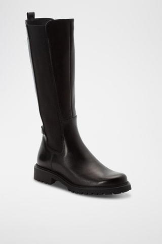 Bottes en cuir - Noir