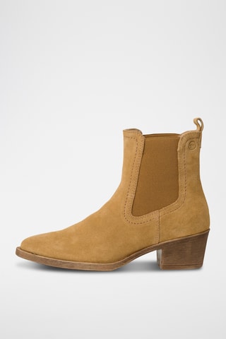 Bottines en nubuck - Beige