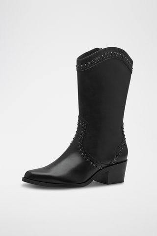 Bottes en cuir - Noir