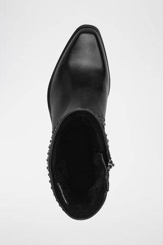 Bottes en cuir - Noir