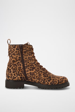 Bottines en cuir - Marron