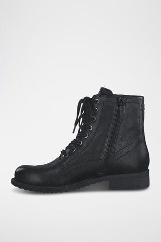 Bottines en cuir - Noir