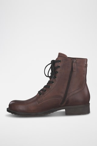 Bottines en cuir - Camel