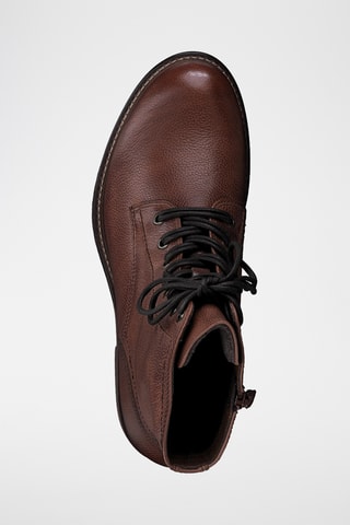 Bottines en cuir - Camel
