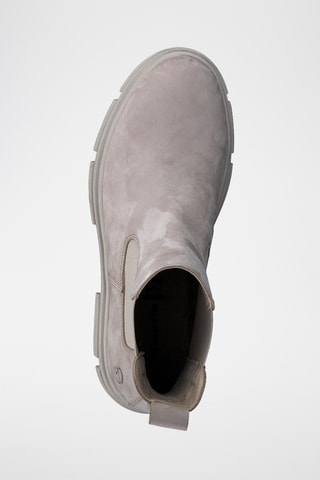Bottines Chelsea en cuir - Gris