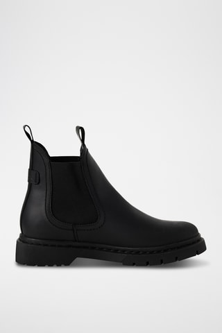 Bottines Chelsea en cuir - Noir