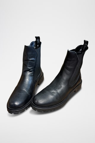 Bottines Chelsea en cuir - Noir