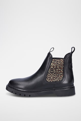 Bottines Chelsea en cuir - Noir