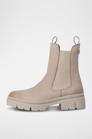 Bottines Chelsea en nubuck - Taupe