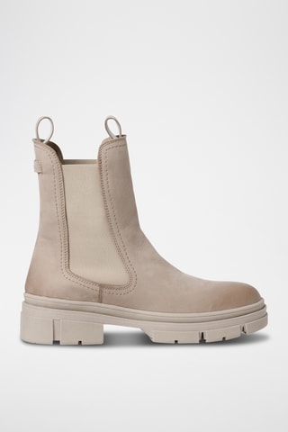 Bottines Chelsea en nubuck - Taupe