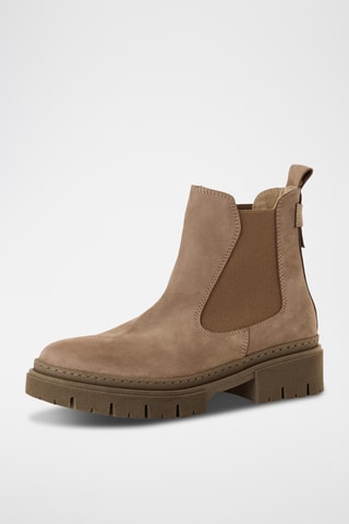 Bottines Chelsea en nubuck - Beige