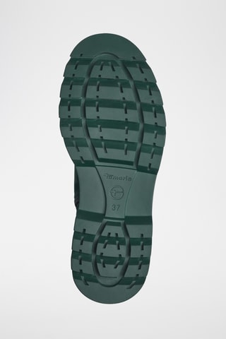 Bottines en nubuck - Vert foncé