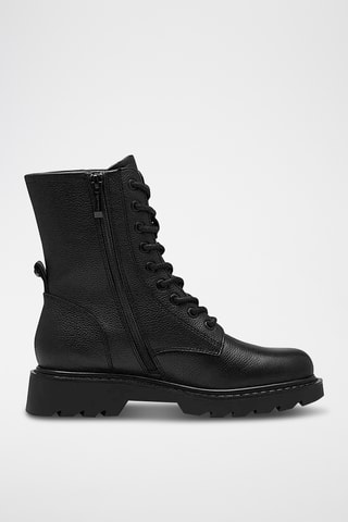 Bottines en cuir - Noir