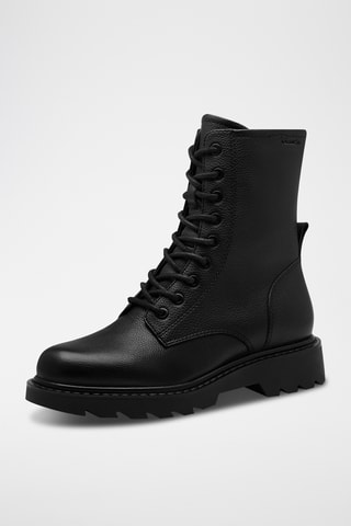 Bottines en cuir - Noir