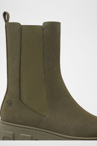 Bottines Chelsea plateformes - Kaki 
