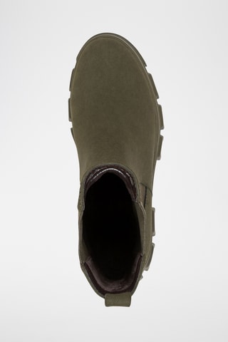 Bottines Chelsea plateformes - Kaki 