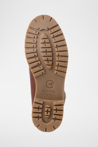 Bottines fourrées en cuir - Marron
