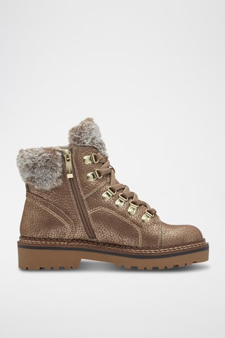 Bottines fourrées - Taupe