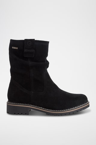 Bottines en nubuck - Noir