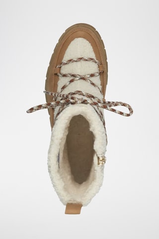 Bottines compensées fourrées - Marron